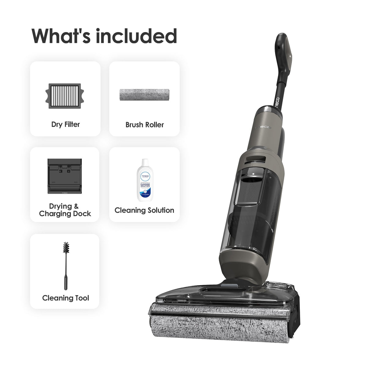 Tineco FLOOR ONE i6 Stretch Cordless Wet Dry Vacuum Cleaner, best cordless vacuum, best vacuum cleaner, best vacuum for pet hair, handheld vacuum
best cordless vacuum for pet hair