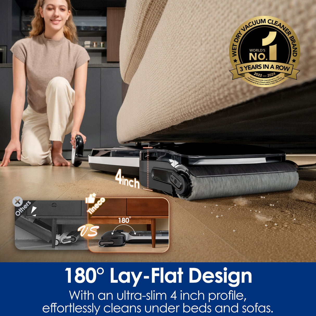 Tineco FLOOR ONE S6 Master Wet Dry Vacuum Cleaner - Tineco CA