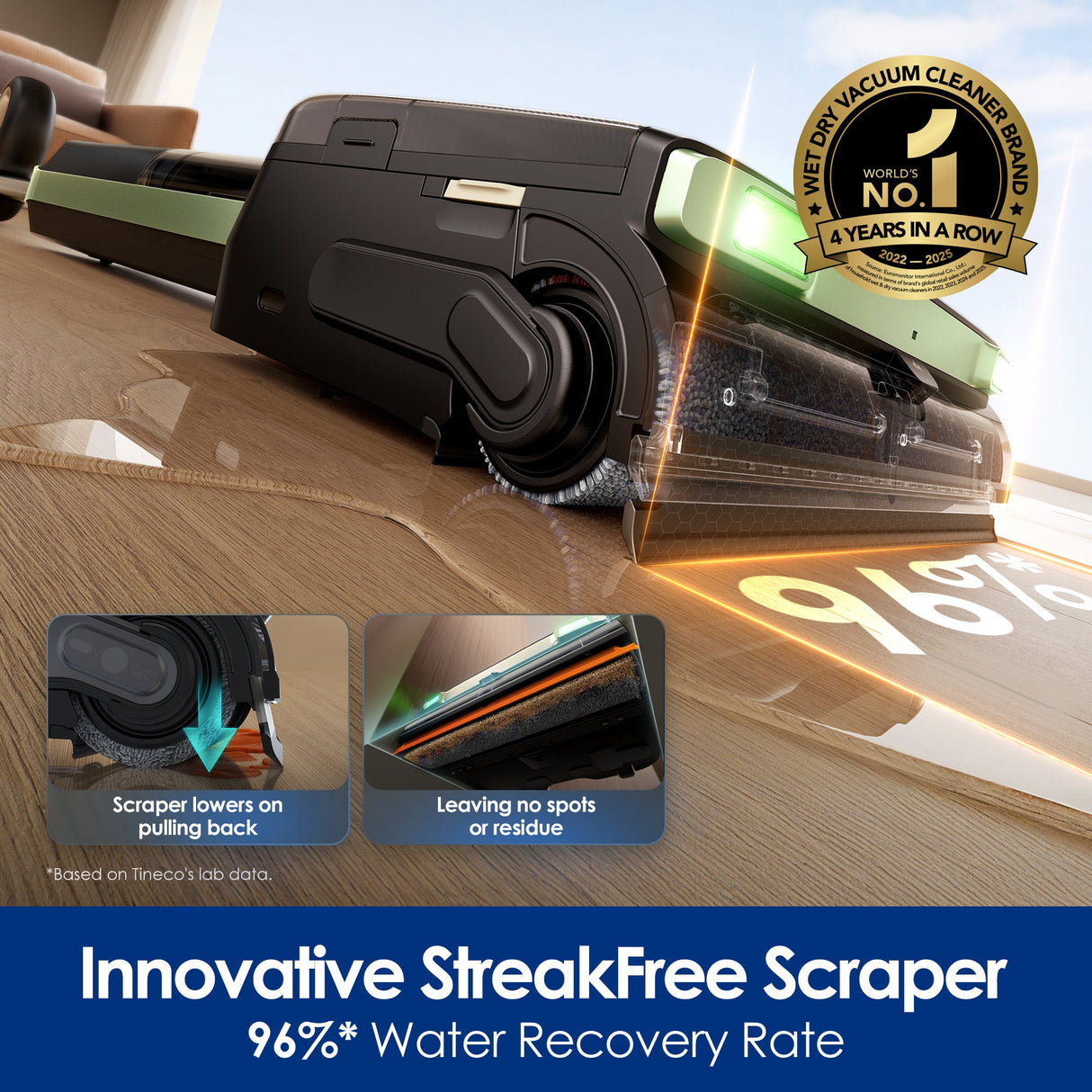 Tineco FLOOR ONE S7 Master Wet Dry Vacuum Cleaner - Tineco CA