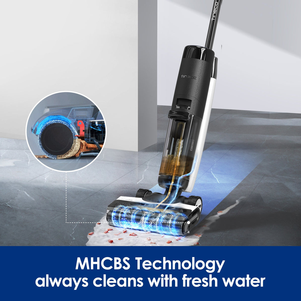 Tineco FLOOR ONE S7 PRO Smart Wet Dry Vacuum Cleaner, cordless vacuum, best cordless vacuum, wet dry vacuum, wet vac, Tineco vacuum