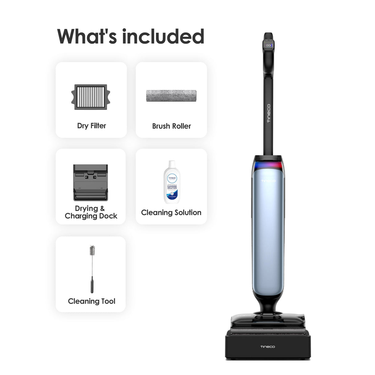 Tineco FLOOR ONE S9 Artist Pro Wet Dry Vacuum Cleaner, vacuum cleaner, cordless vacuum, tineco vacuum cleaner, best vacuum for pet hair, best cordless vacuum canada