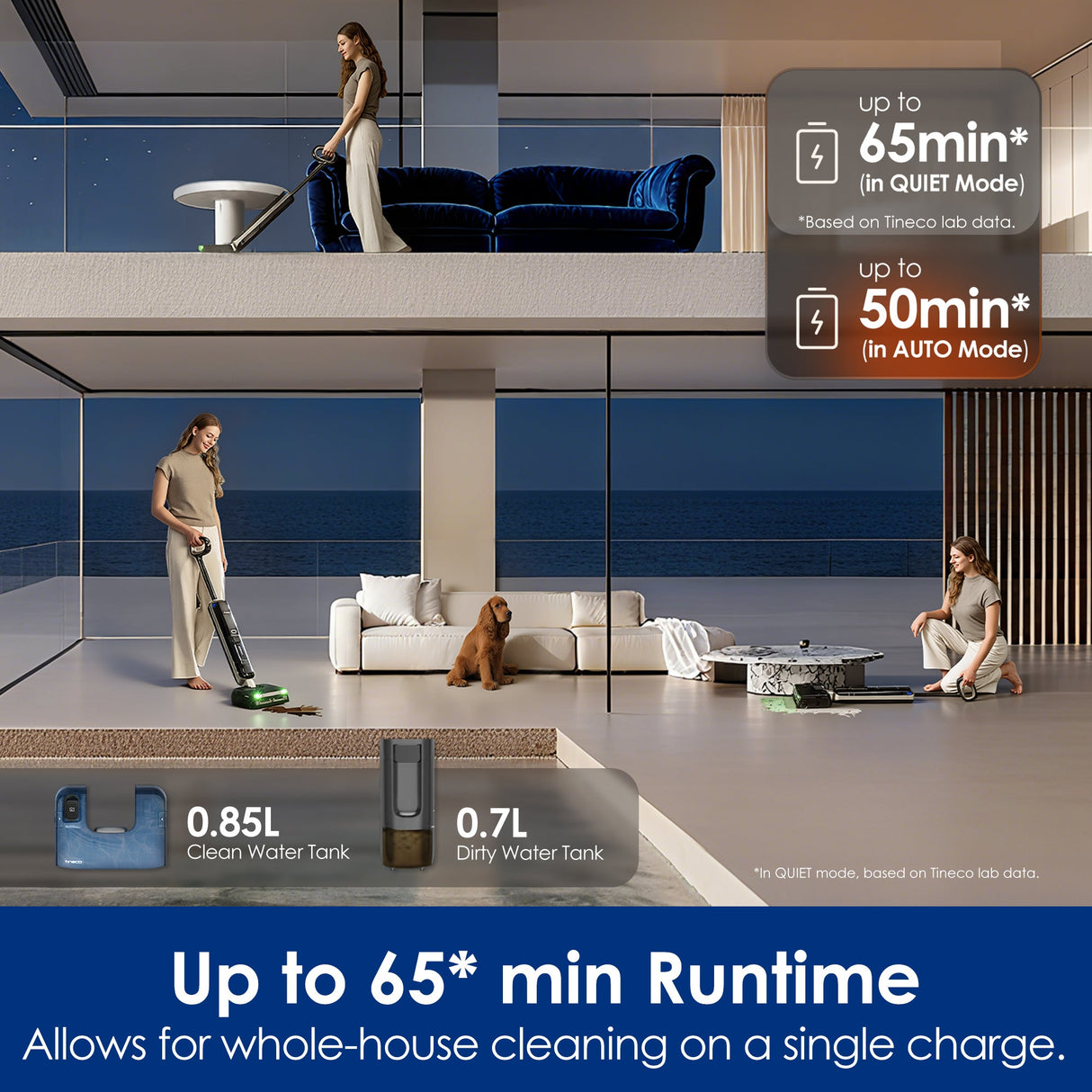 Tineco FLOOR ONE S9 Master Wet Dry Vacuum Cleaner - Tineco CA