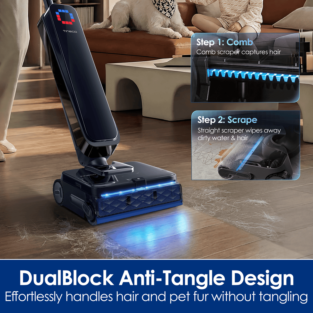 Tineco FLOOR ONE STATION S9 Scientist Pro Wet Dry Vacuum Cleaner - Tineco CA