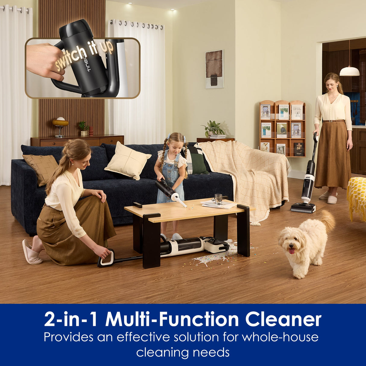 Tineco FLOOR ONE SWITCH S6 Stretch Breeze Wet Dry Vacuum Cleaner - Tineco CA