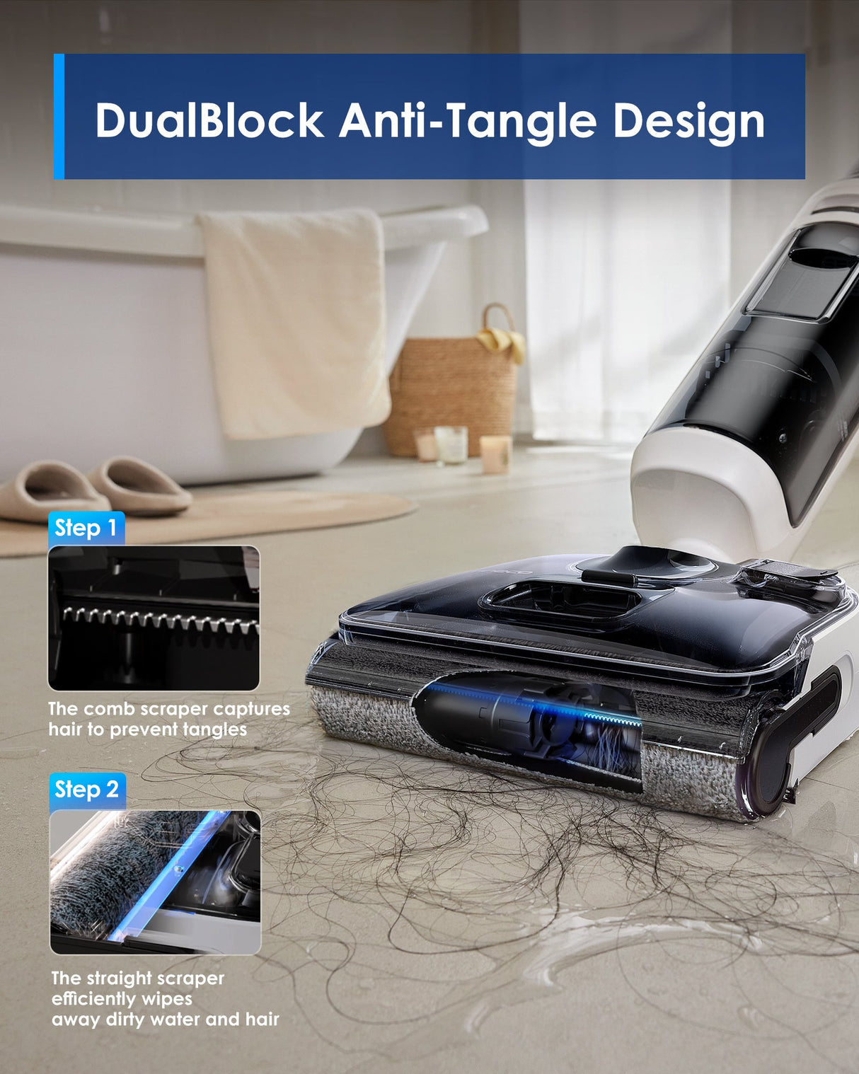 Tineco FLOOR ONE SWITCH S6 Stretch Wet Dry Vacuum Cleaner, best vacuum cleaner, handheld vacuum, best cordless vacuum for pet hair, tineco vacuum cleaner, best vacuum for pet hair, best cordless vacuum canada