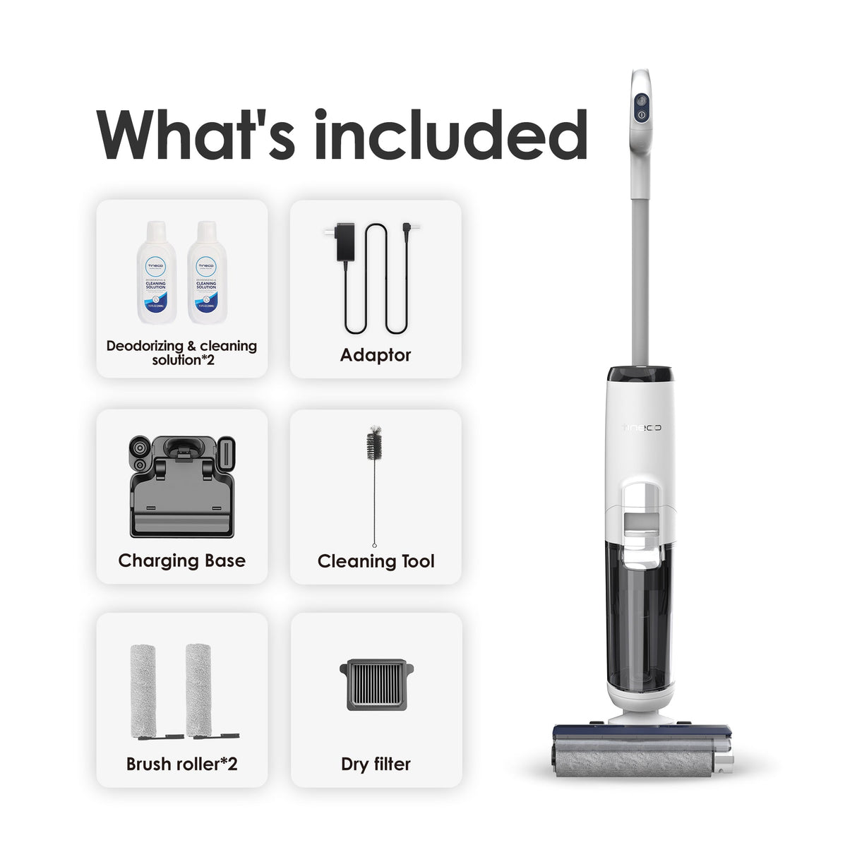 Tineco iFLOOR 5 Breeze Complete Cordless Wet Dry Vacuum Cleaner, best vacuum cleaner, handheld vacuum, best cordless vacuum for pet hair, tineco vacuum cleaner, best vacuum for pet hair, best cordless vacuum canada