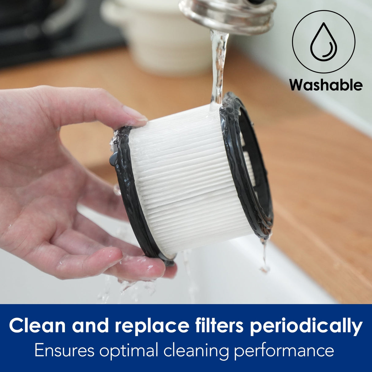 Tineco Pure ONE STATION 5/STATION 5 Pro Cordless Vacuum Cleaner Replacement HEPA Filter & Cover Assembly - Tineco CA