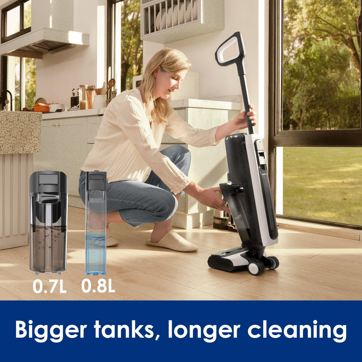 Tineco FLOOR ONE S5 Cordless, Lightweight, Smart Wet/Dry Vacuum Cleaner, cordless vacuum, best cordless vacuum, wet dry vacuum, wet vac, Tineco vacuum