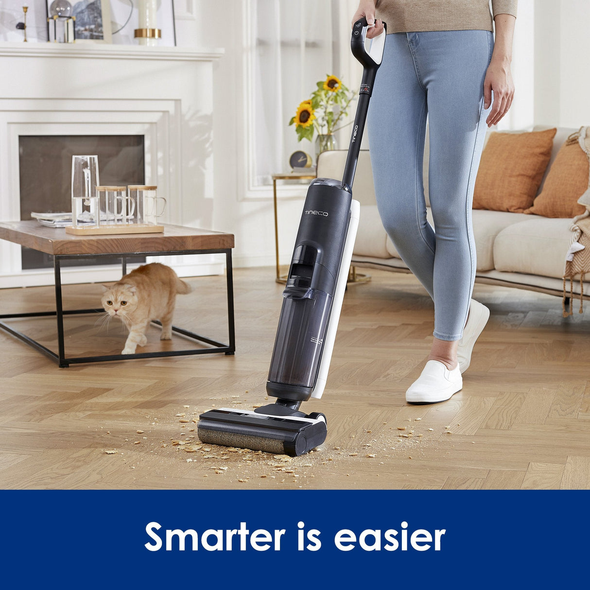 Tineco FLOOR ONE S5 Cordless, Lightweight, Smart Wet/Dry Vacuum Cleaner, cordless vacuum, best cordless vacuum, wet dry vacuum, wet vac, Tineco vacuum