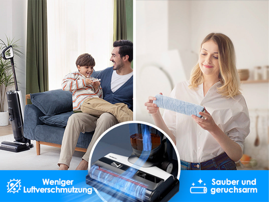 Tineco Floor One S5 Intelligent Aspirateur Eau et Poussière sans Fil, aspirateur laveur, aspirateur balai, aspirateur sans fil, meilleur aspirateur sans fil, balayeuse sans fil