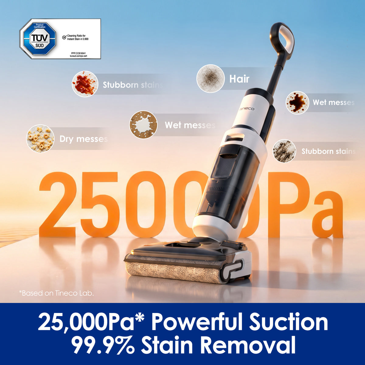 Tineco FLOOR ONE i7 Hotwash Cordless Wet Dry Vacuum Cleaner