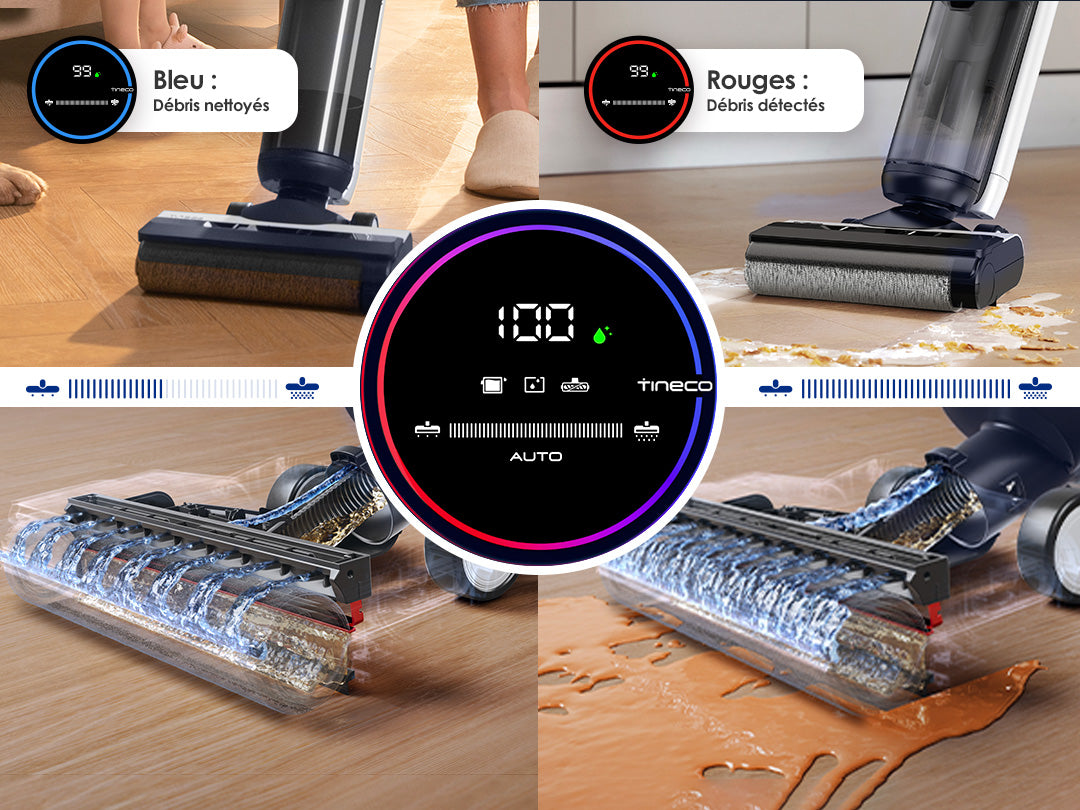 Tineco Floor One S5 Intelligent Aspirateur Eau et Poussière sans Fil, aspirateur laveur, aspirateur balai, aspirateur sans fil, meilleur aspirateur sans fil, balayeuse sans fil