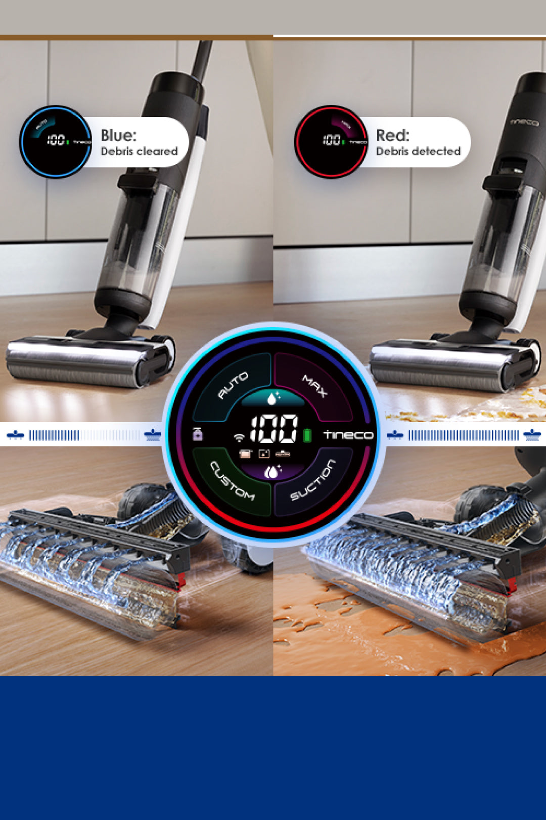 Tineco FLOOR ONE S7 FlashDry Smart Wet Dry Vacuum Cleaner