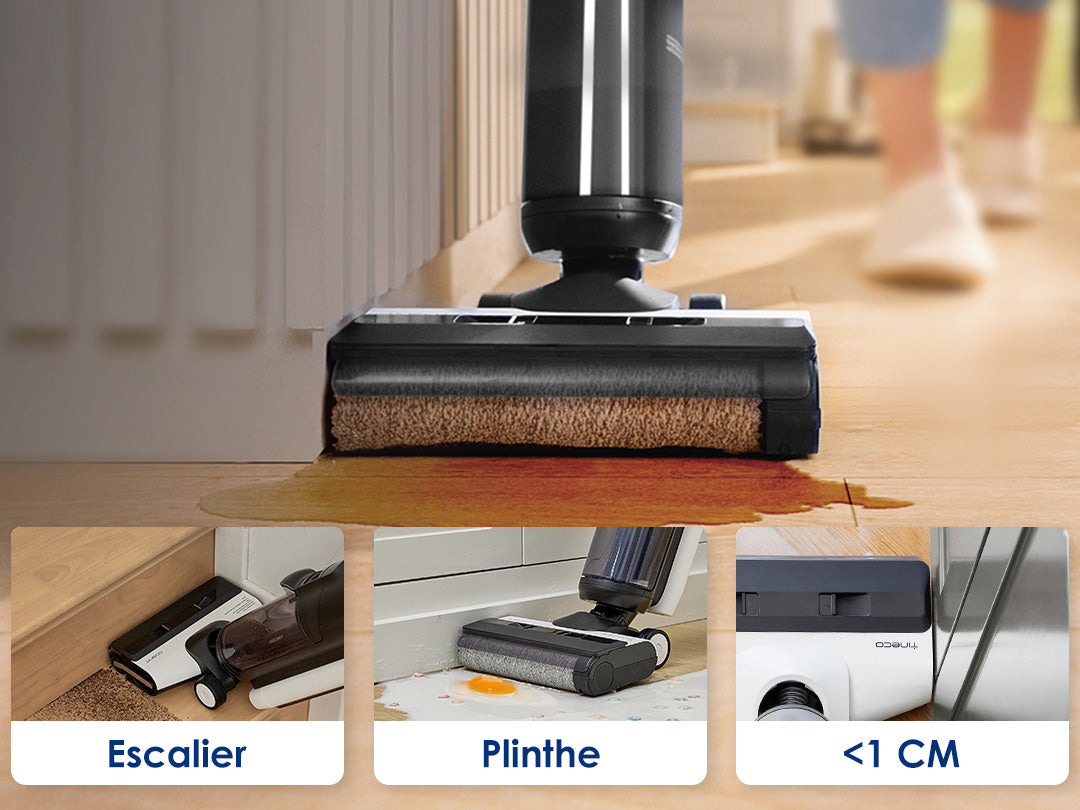 Tineco Floor One S5 Intelligent Aspirateur Eau et Poussière sans Fil, aspirateur laveur, aspirateur balai, aspirateur sans fil, meilleur aspirateur sans fil, balayeuse sans fil