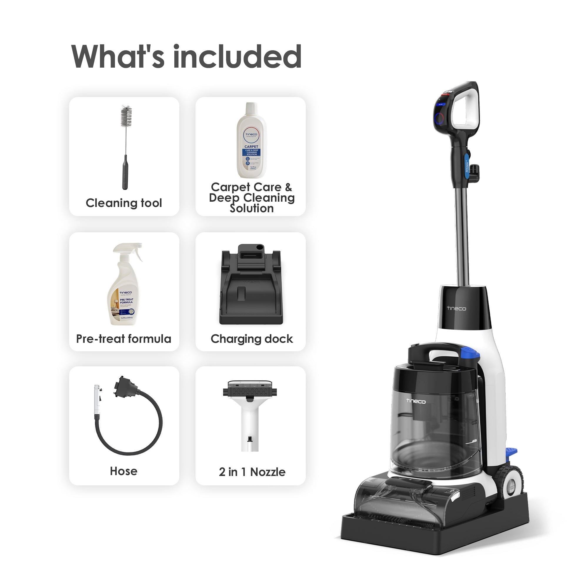 Tineco Carpet One Cruiser Smart Carpet Cleaner - Tineco CA
