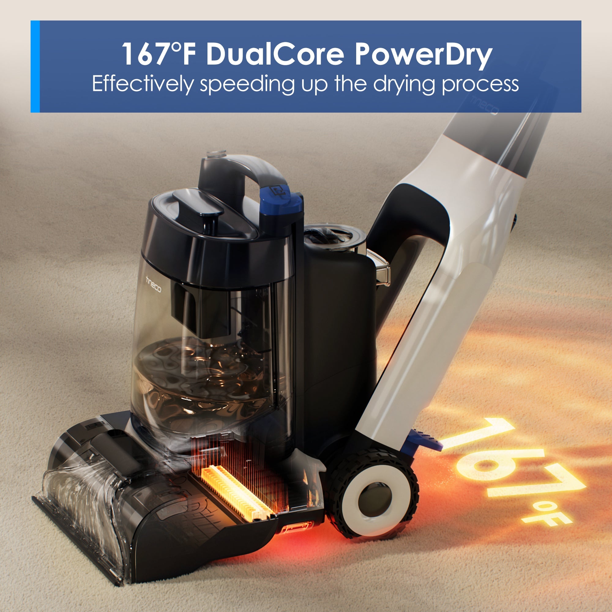 Tineco Carpet One Cruiser Smart Carpet Cleaner - Tineco CA