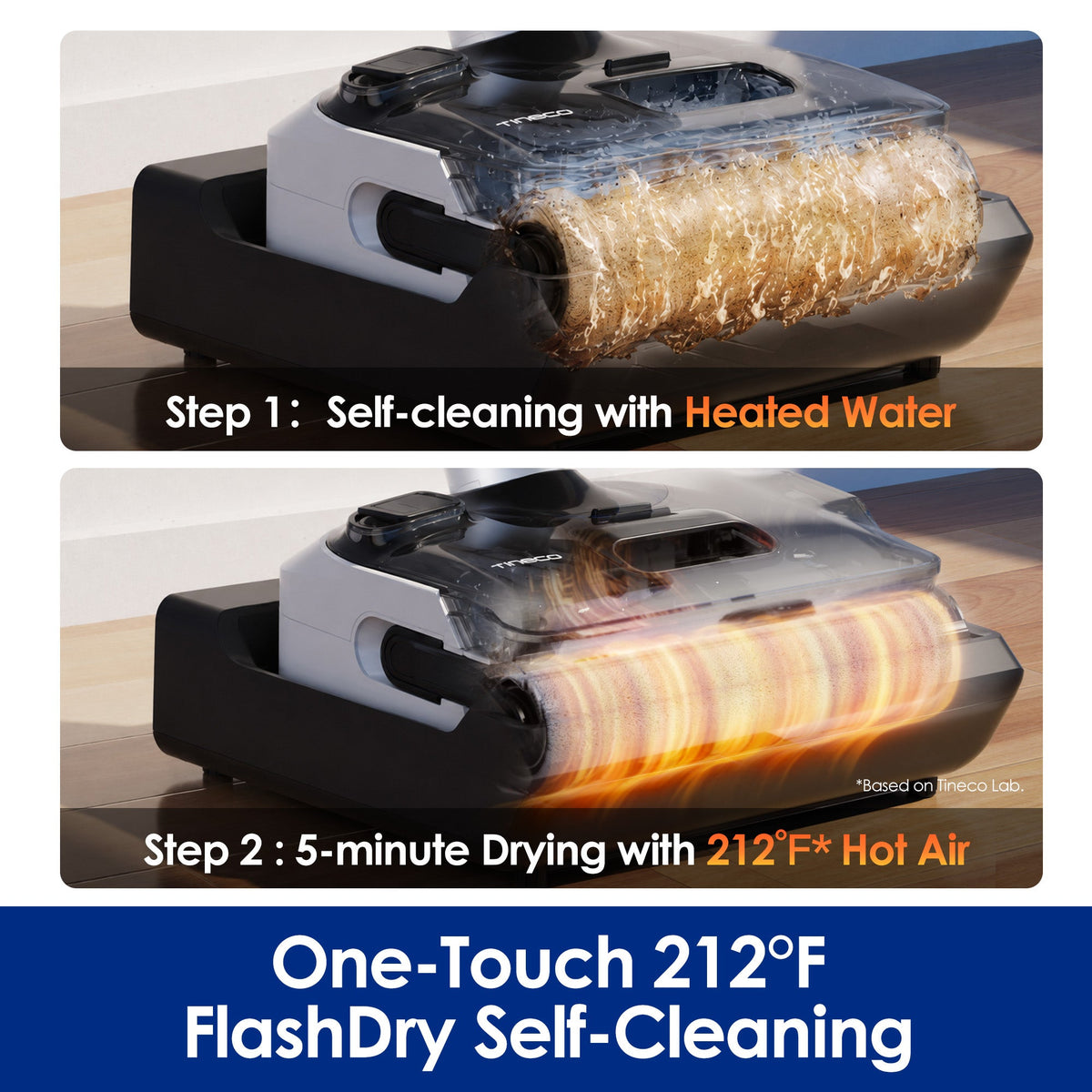 Tineco FLOOR ONE i7 Hotwash Cordless Wet Dry Vacuum Cleaner - Tineco CA