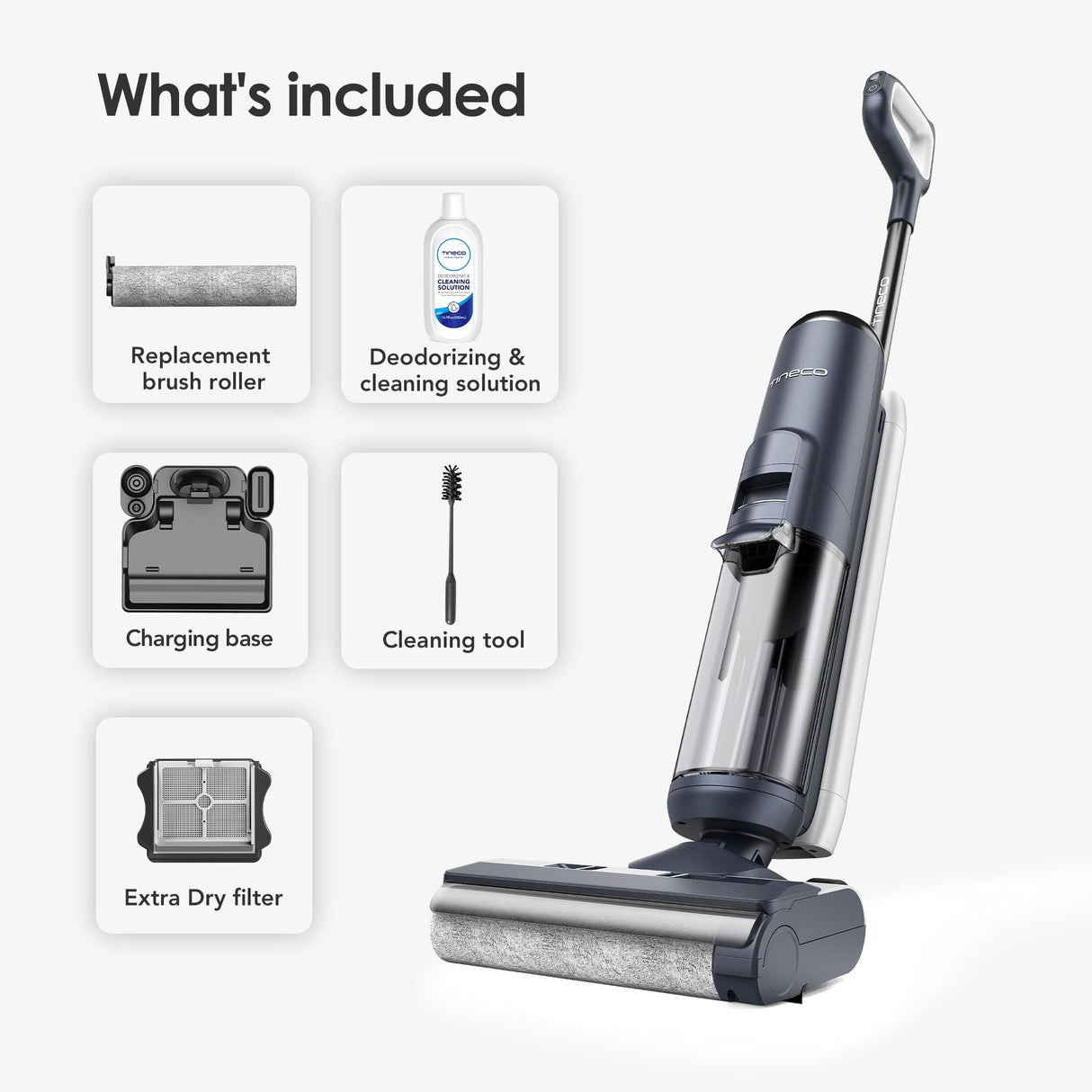 Tineco FLOOR ONE S5 Cordless, Lightweight, Smart Wet/Dry Vacuum Cleaner - Tineco CA