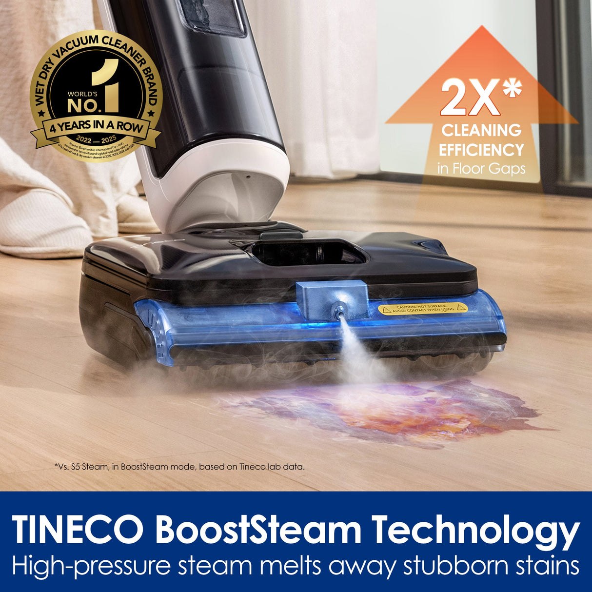 Tineco FLOOR ONE S6 Stretch Steam Wet Dry Vacuum Cleaner - Tineco CA