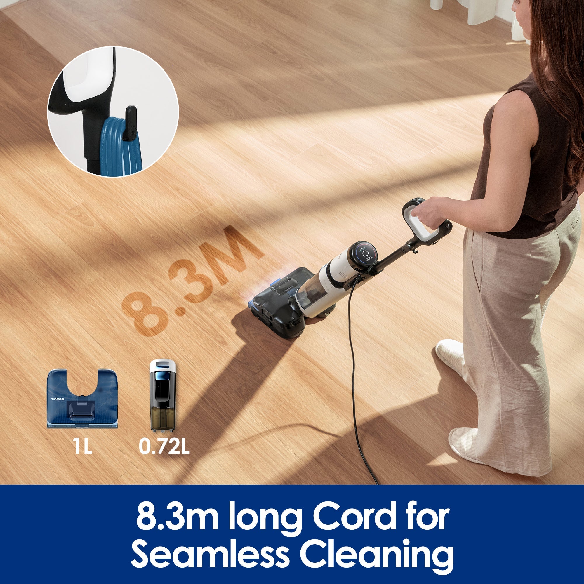 Tineco FLOOR ONE S6 Stretch Steam Wet Dry Vacuum Cleaner - Tineco CA