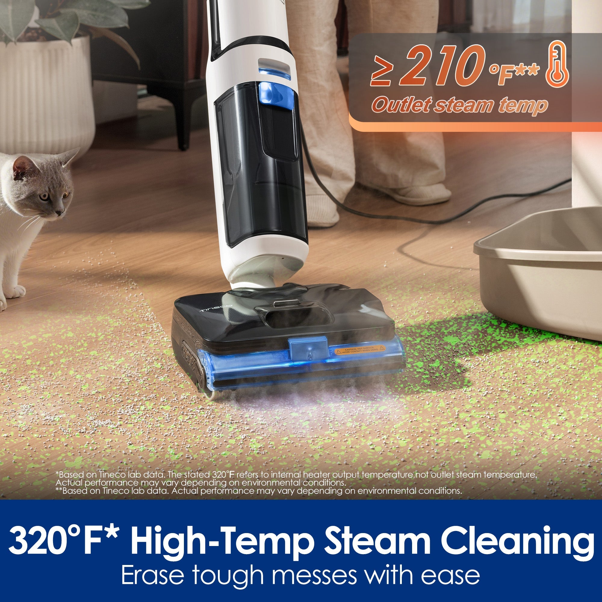 Tineco FLOOR ONE S6 Stretch Steam Wet Dry Vacuum Cleaner - Tineco CA