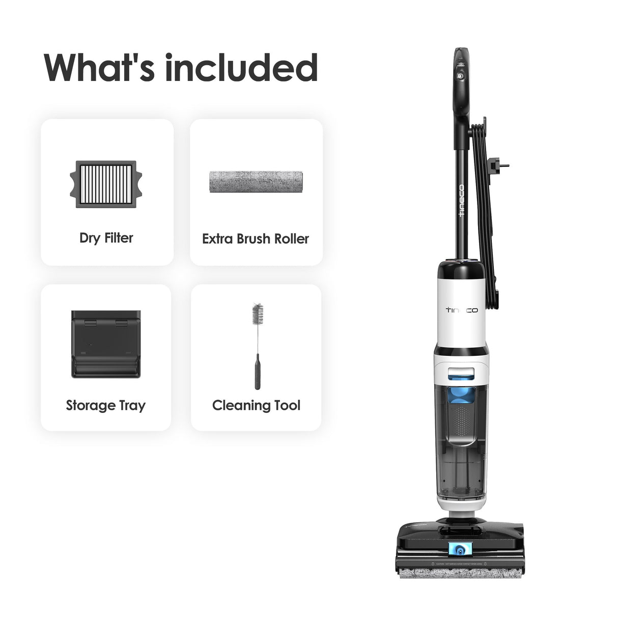 Tineco FLOOR ONE S6 Stretch Steam Wet Dry Vacuum Cleaner - Tineco CA