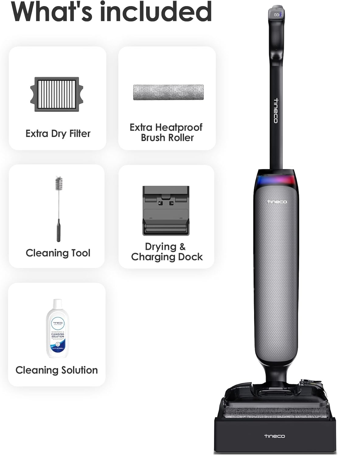 Tineco Floor One S7 Artist Wet Dry Vacuum Cleaner, vacuum cleaner, cordless vacuum, best vacuum for pet hair, best cordless vacuum canada
wet dry vacuum, vacuum for wet and dry