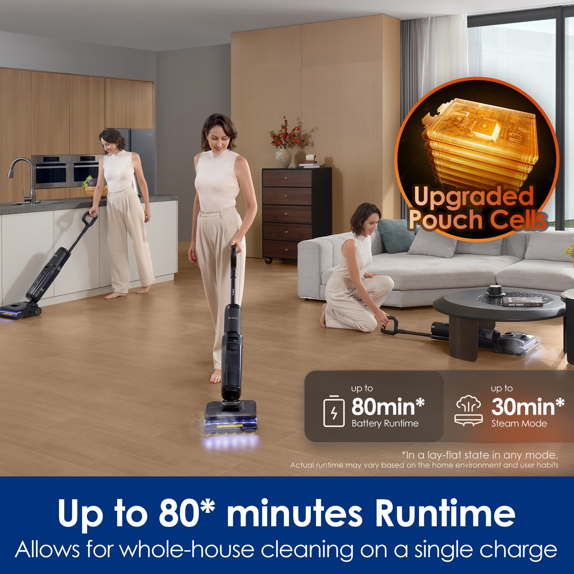 Tineco FLOOR ONE S7 Stretch Steam intelligent wet and dry vacuum cleaner - Tineco CA