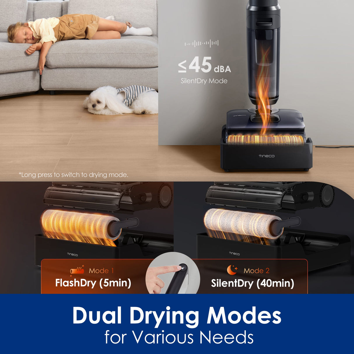 Tineco FLOOR ONE S7 Stretch Steam intelligent wet and dry vacuum cleaner - Tineco CA