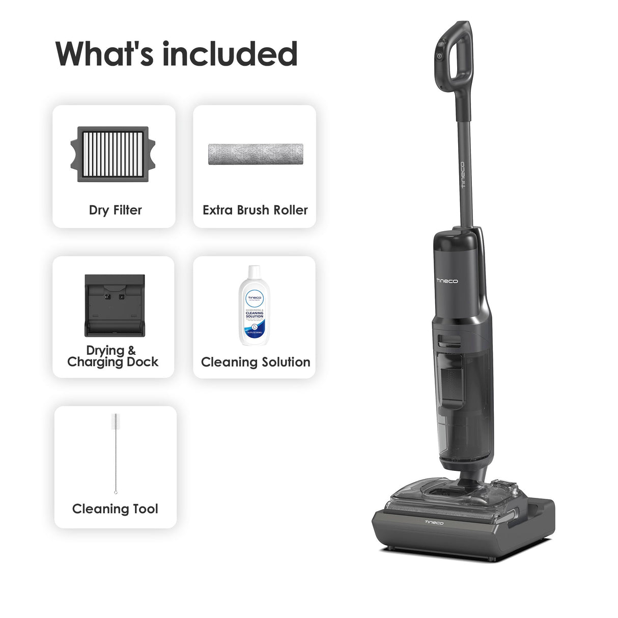 Tineco FLOOR ONE S7 Stretch Ultra Cordless Wet Dry Vacuum Cleaner - Tineco CA