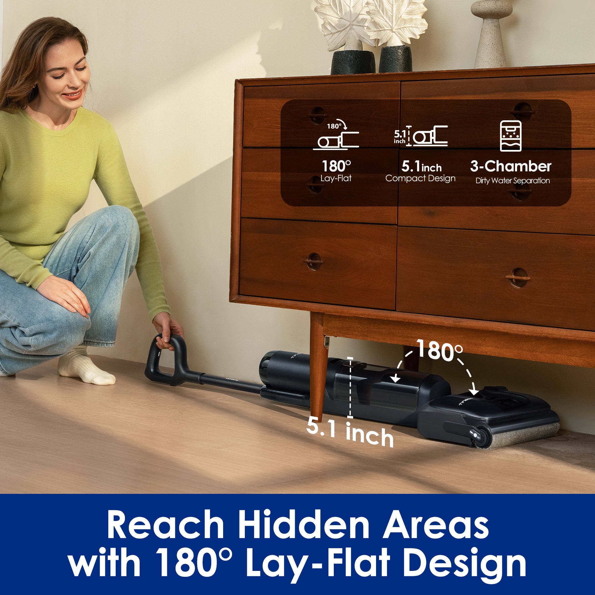 Tineco FLOOR ONE S7 Stretch Ultra Cordless Wet Dry Vacuum Cleaner, best vacuum cleaner, handheld vacuum, best cordless vacuum for pet hair, tineco vacuum cleaner, best vacuum for pet hair, best cordless vacuum canada