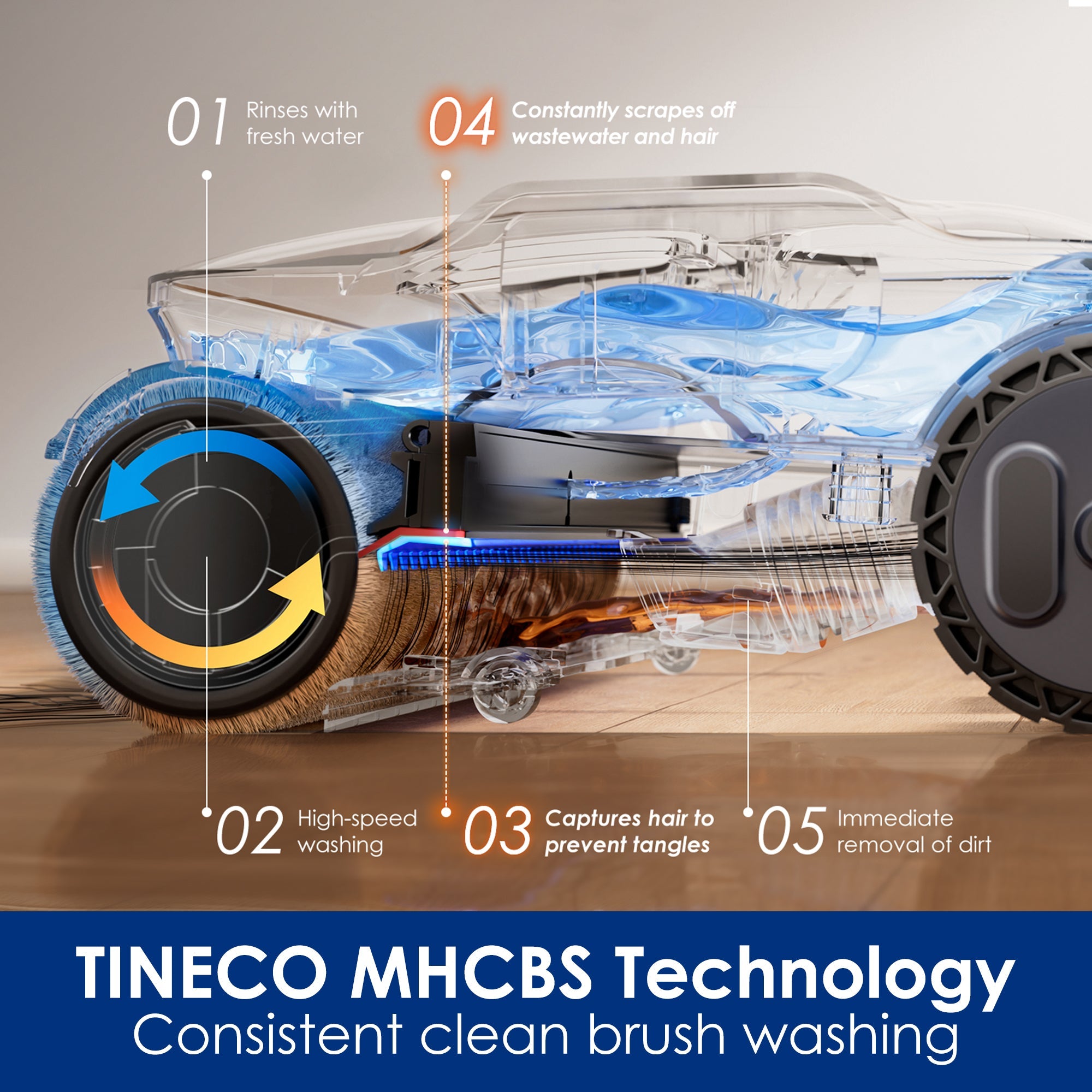 Tineco FLOOR ONE S9 Artist Steam Wet Dry Vacuum Cleaner - Tineco CA