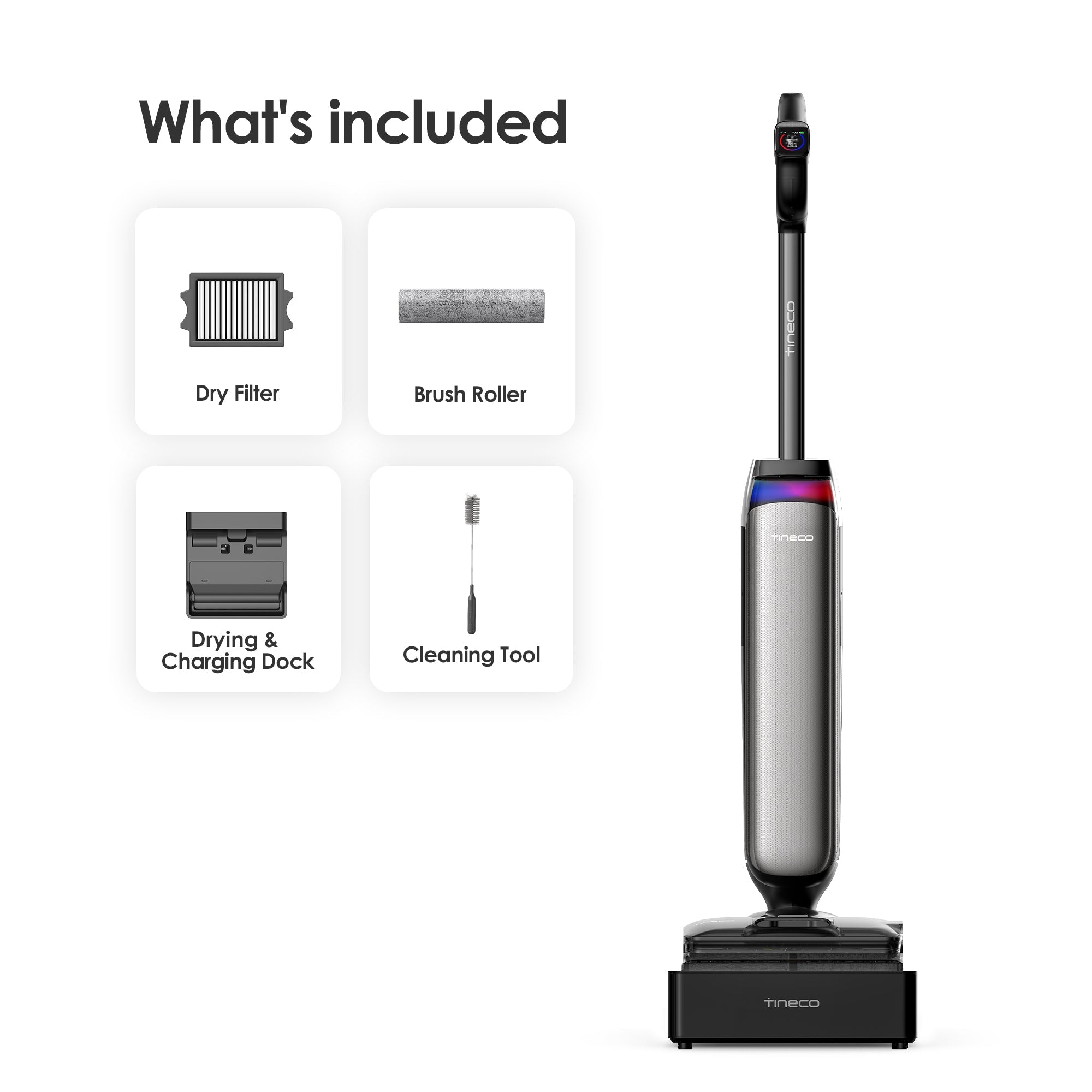 Tineco FLOOR ONE S9 Artist Steam Wet Dry Vacuum Cleaner - Tineco CA