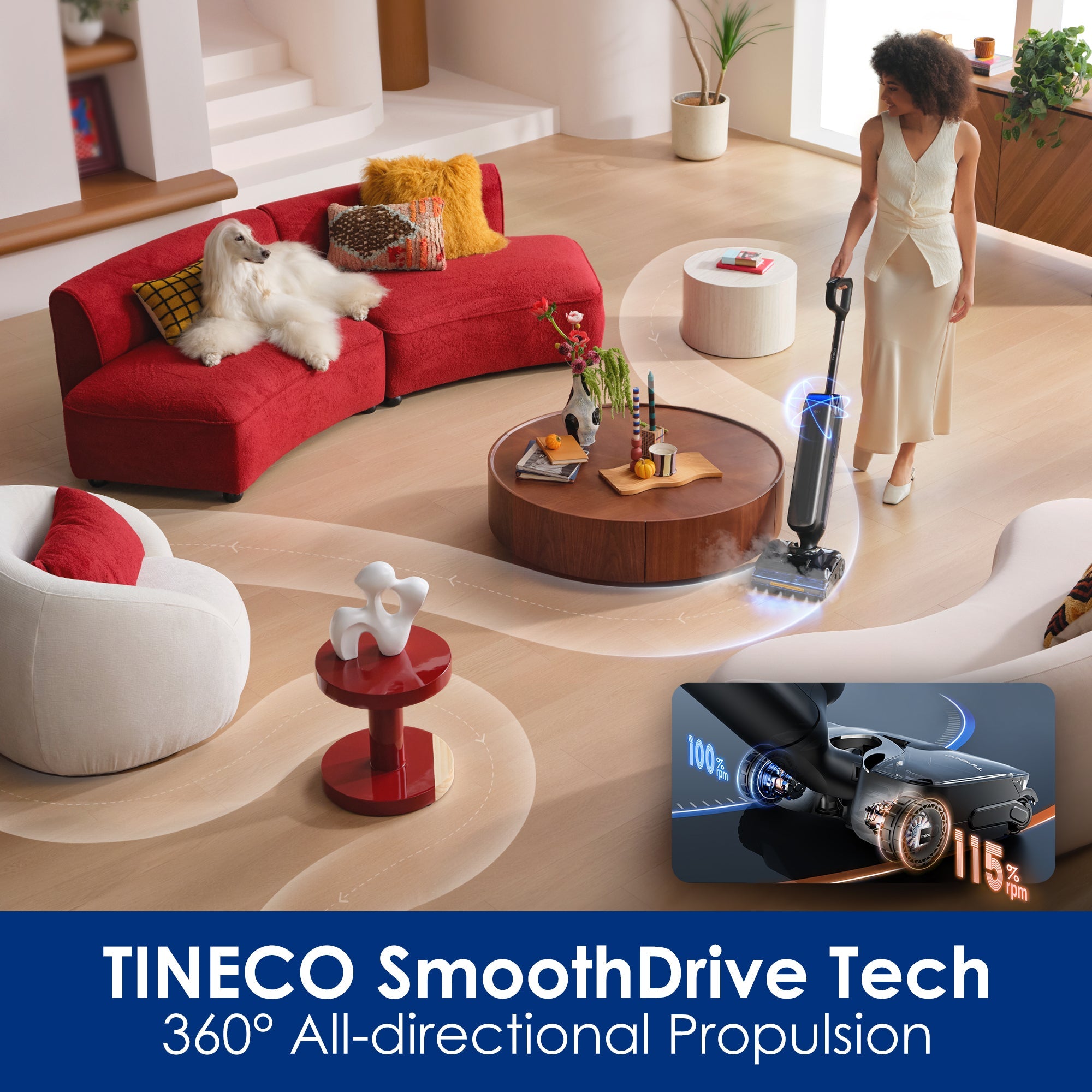 Tineco FLOOR ONE S9 Artist Steam Wet Dry Vacuum Cleaner - Tineco CA