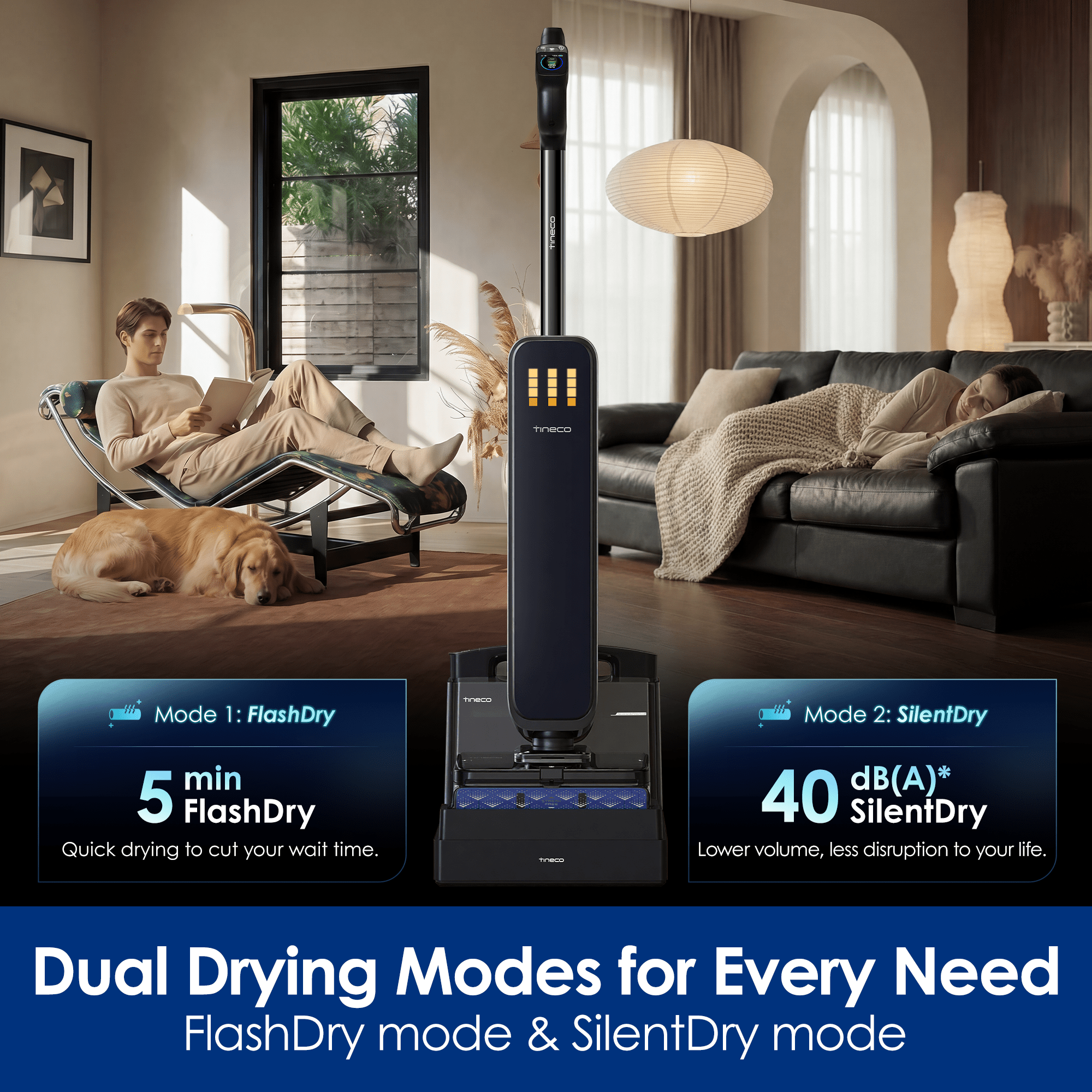 Tineco FLOOR ONE STATION S9 Scientist Pro Wet Dry Vacuum Cleaner - Tineco CA