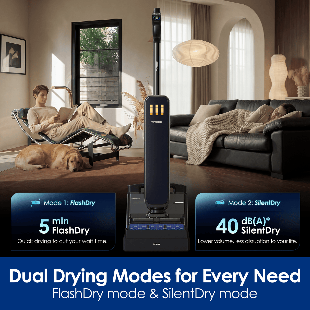 Tineco FLOOR ONE STATION S9 Scientist Pro Wet Dry Vacuum Cleaner - Tineco CA