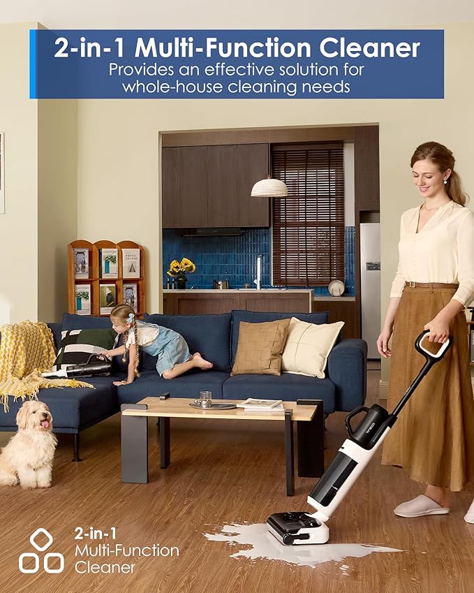 Tineco Floor One Switch i5 Stretch Breeze Cordless Wet Dry Vacuum Cleaner - Tineco CA