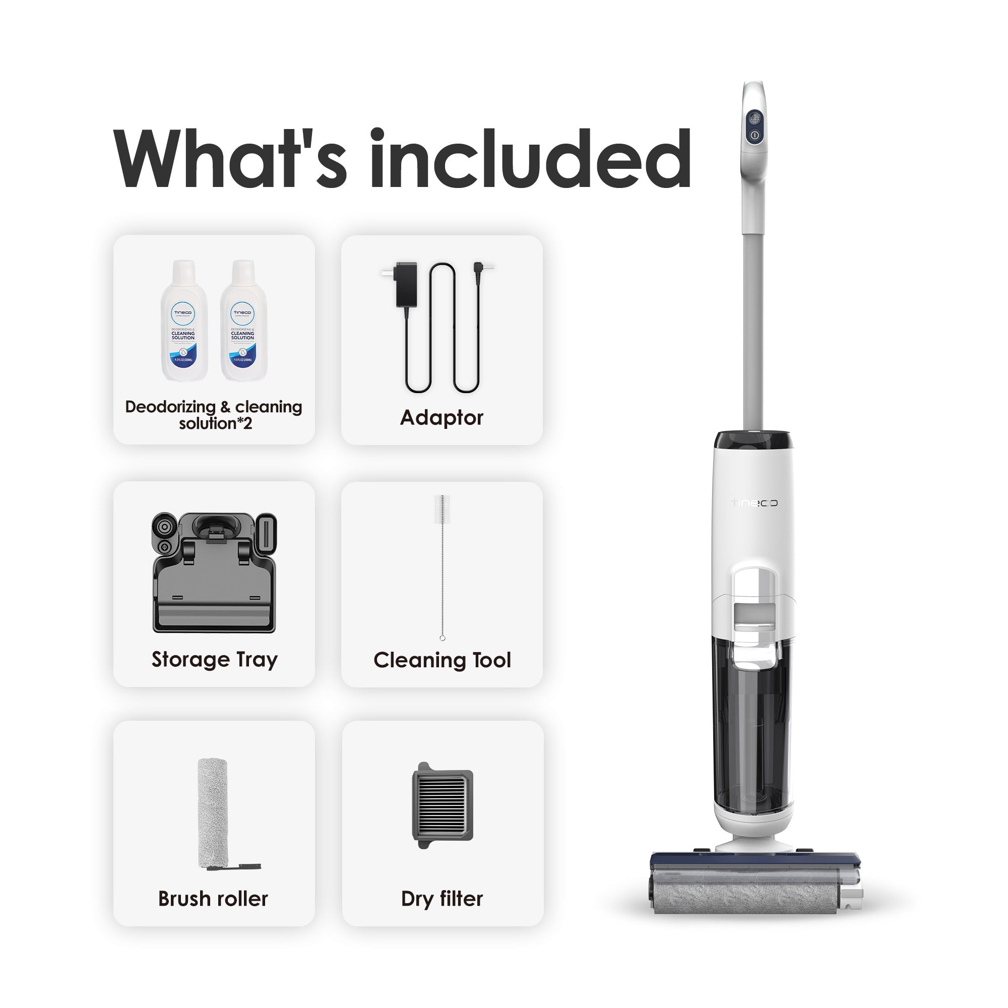 Tineco iFLOOR 5 Breeze Complete Cordless Wet Dry Vacuum Cleaner - Tineco CA
