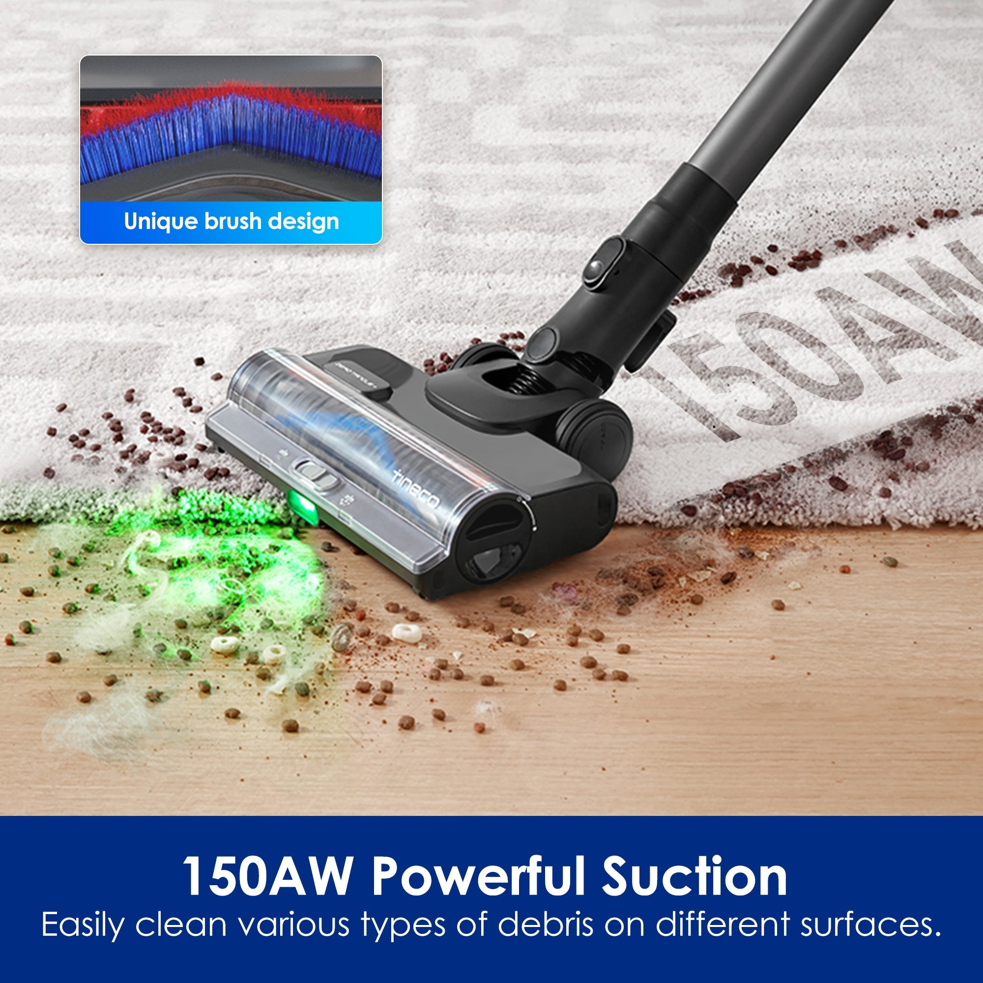 Tineco PURE ONE S50 Cordless Stick Vacuum Cleaner, cordless vacuum, tineco vacuum cleaner, best vacuum for pet hair, best cordless vacuum canada