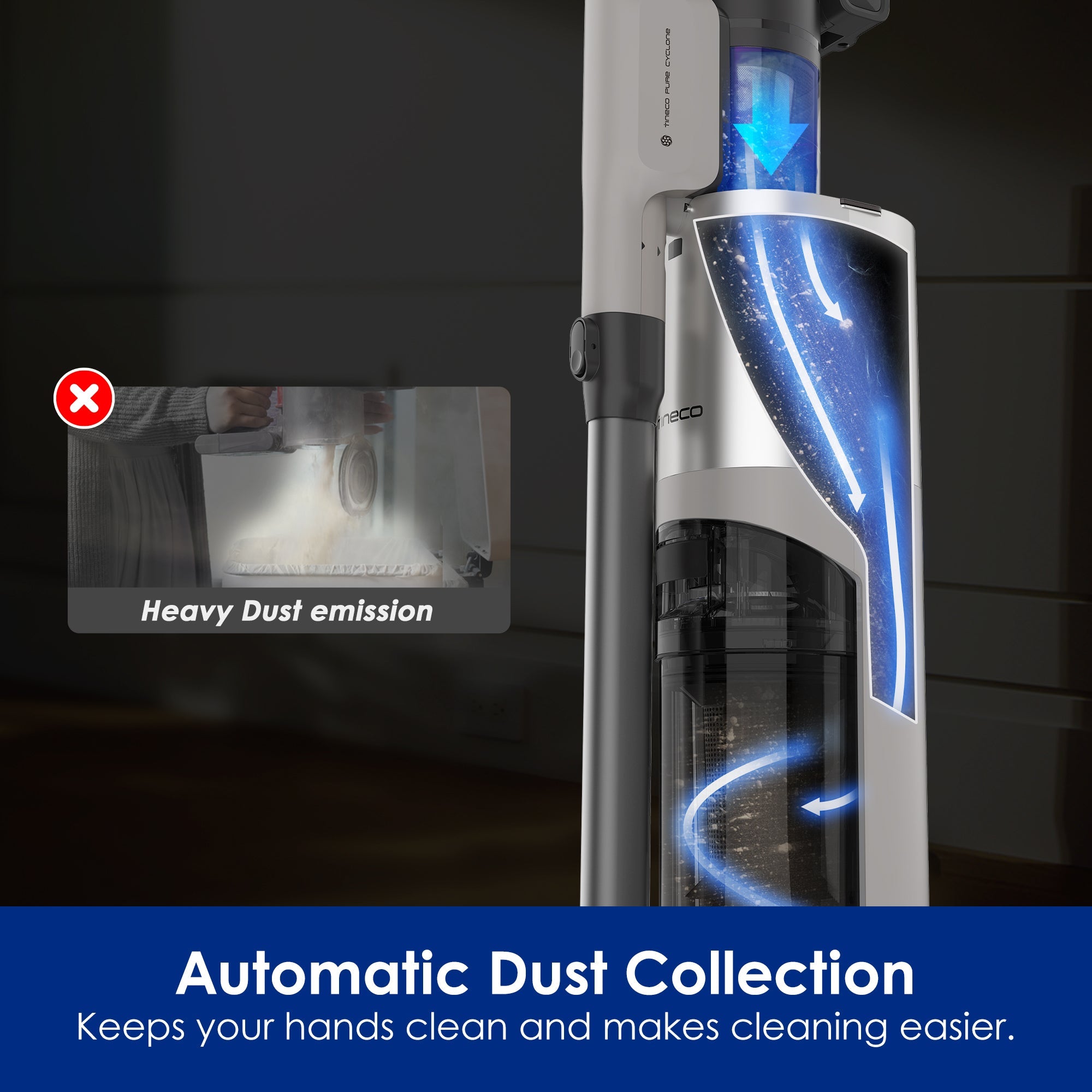 Tineco Pure ONE Station 5 Pro Smart Cordless Vacuum - Tineco CA