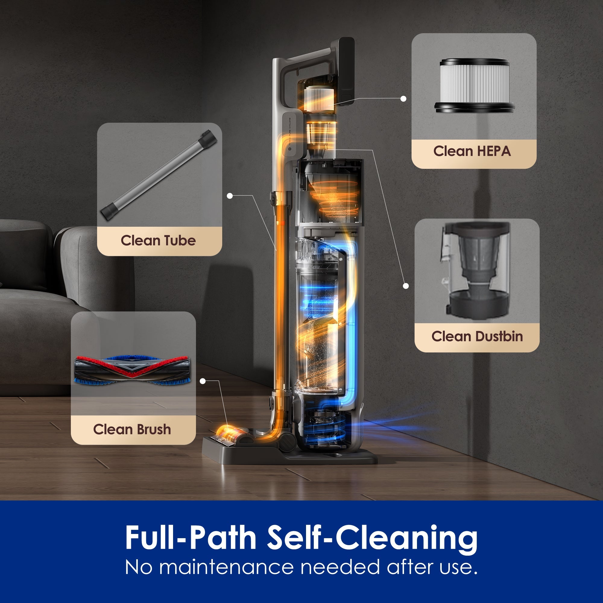 Tineco Pure ONE Station 5 Pro Smart Cordless Vacuum - Tineco CA