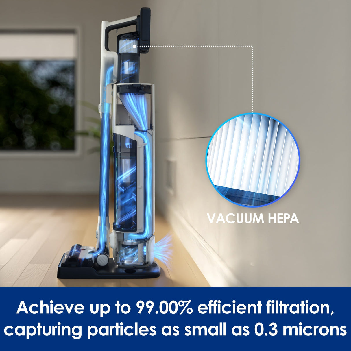 Tineco Pure ONE STATION 5/STATION 5 Pro Cordless Vacuum Cleaner Replacement HEPA Filter & Cover Assembly - Tineco CA