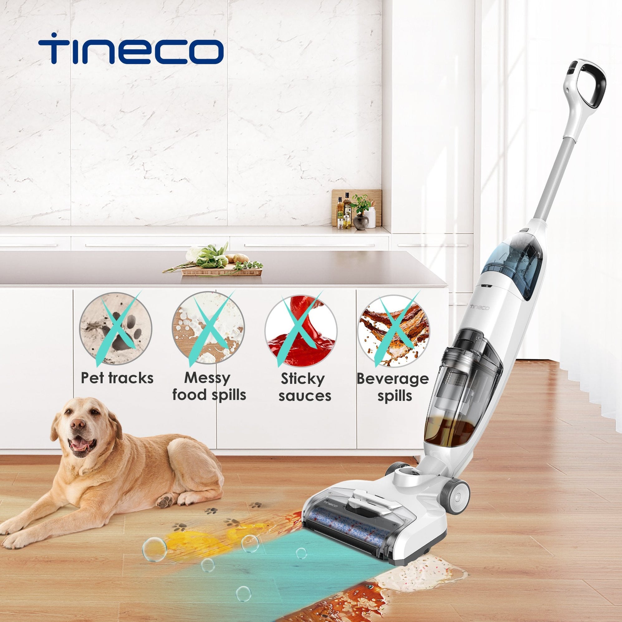 Tineco IFLOOR Cordless, Lightweight, Powerful, Selfcleaning Wet Dry