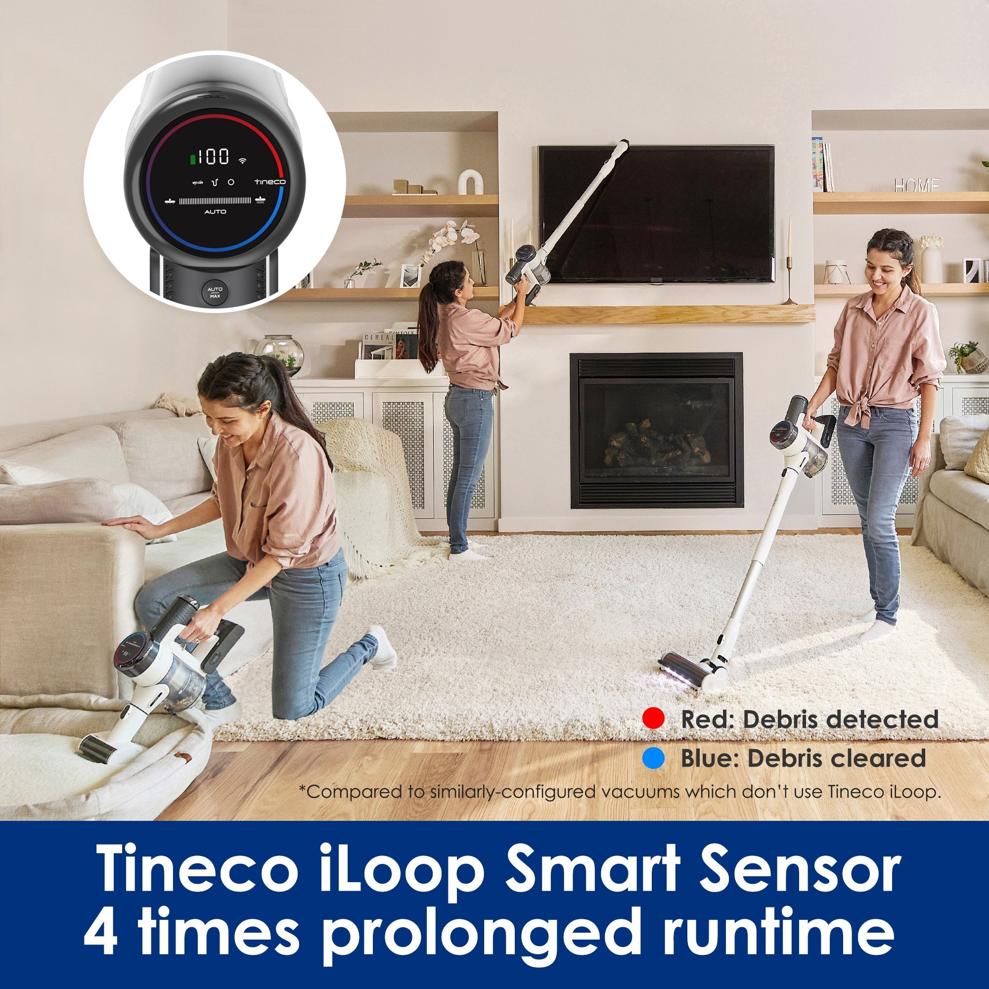 Tineco Pure ONE S15 PET Smart Cordless Stick Vacuum Cleaner - Tineco CA